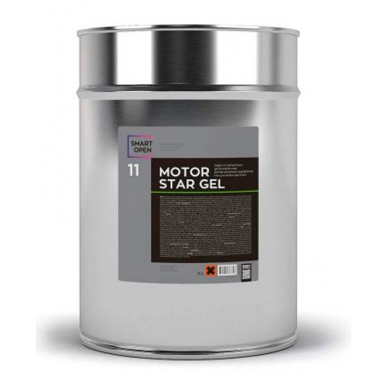 11 MOTORSTAR GEL 5л Диэлектрический гидрофобный гель для мойки двигателя Smart Open - 1