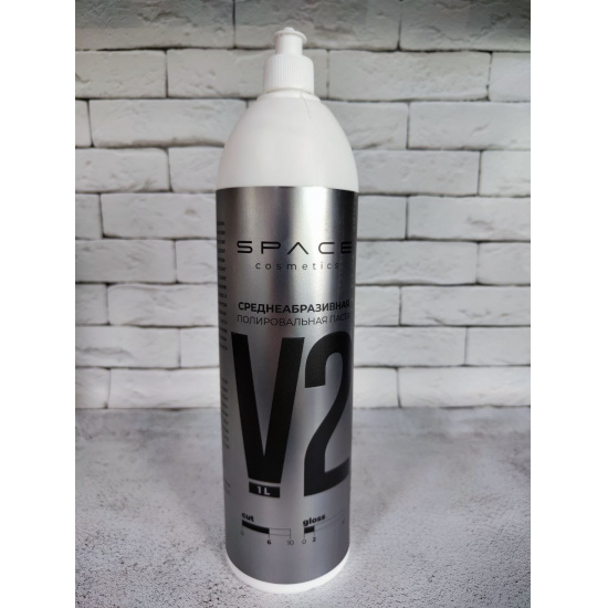 V2 1л Среднеобразивная полировальная паста Space Cosmetics - 1